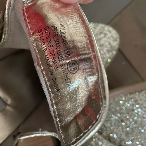 Coastal cowgirl festival glitter ankle boots silver - Picture 4 of 10